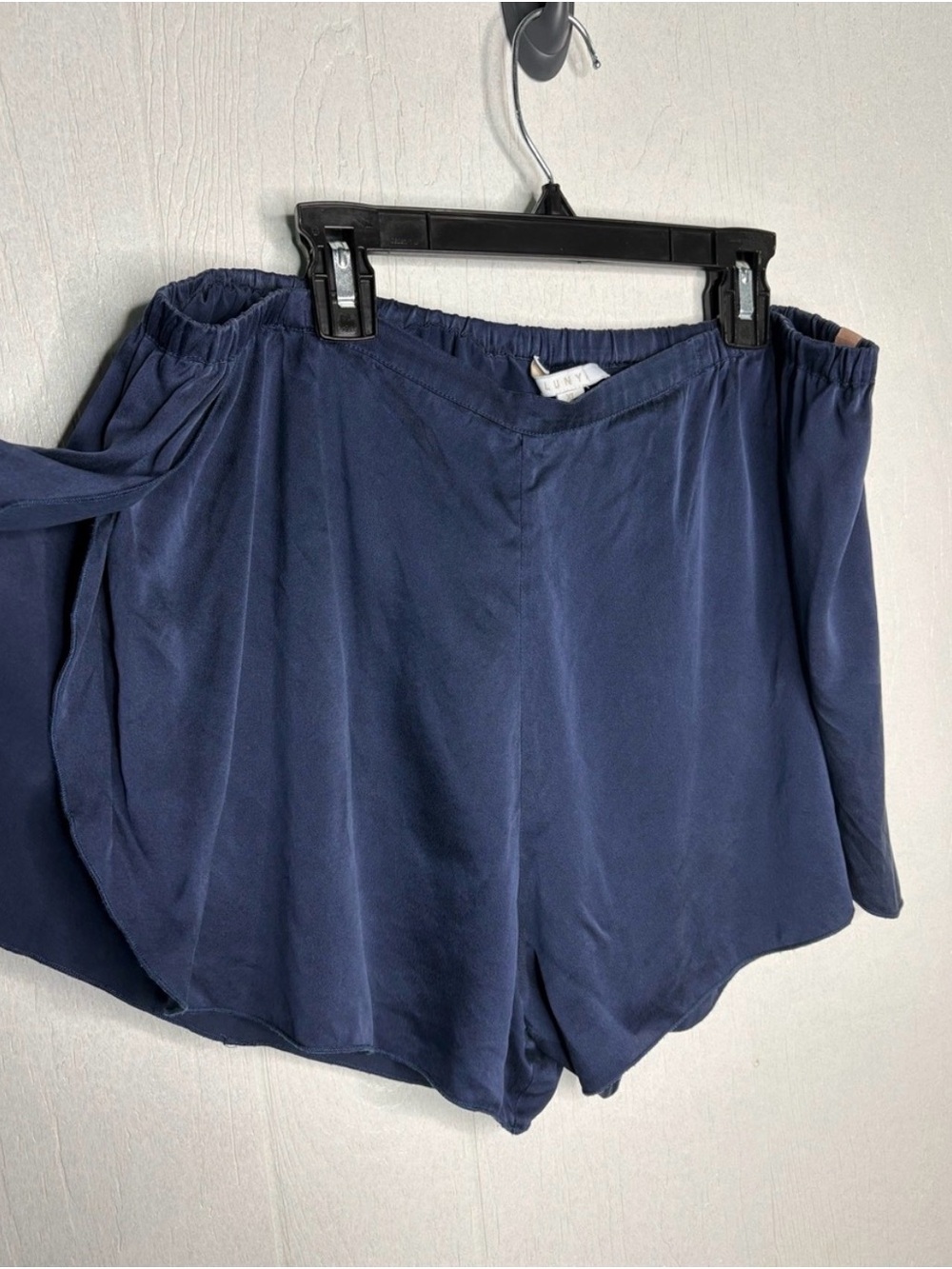 lunya washable silk pajamas Navy Tank & Shorts Sleep Set - Picture 7 of 11